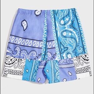 SHEIN Paisley Patterned Shorts